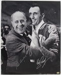 1990s Red Auerbach Bob Cousy Boston Celtics Signed 16" x 20" Photo (JSA)