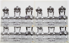 1990s Jim Houston Galen Fiss Mike Lucci Cleveland Browns Signed 16" x 20" Photos - Lot of 4 (JSA)