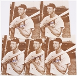 1990s Stan Musial St. Louis Cardinals Signed 11" x 14" Photos - Lot of 5 (JSA)