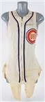 1936-38 Chicago Cubs #2 Palm Beach Style Jersey Vest (MEARS LOA)