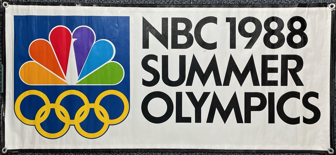 1998 NBC Summer Olympics 21" x 47" Vinyl Banner