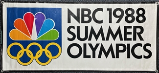 1998 NBC Summer Olympics 21" x 47" Vinyl Banner