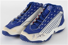 2000-05 JP Darche Seattle Seahawks Signed Reebok Game Worn Cleats (MEARS LOA/JSA/Team COA)