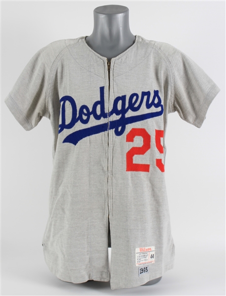 1966 Wes Covington Los Angeles Dodgers Road Jersey (MEARS LOA)