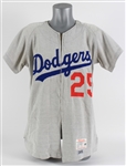 1966 Wes Covington Los Angeles Dodgers Road Jersey (MEARS LOA)