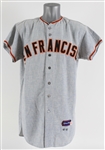 1965 Jesus Alou San Francisco Giants Game Worn Road Jersey (MEARS A8)