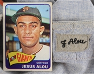 1965 Jesus Alou San Francisco Giants Game Worn Road Jersey (MEARS A8)