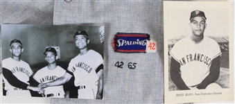 1965 Jesus Alou San Francisco Giants Game Worn Road Jersey (MEARS A8)