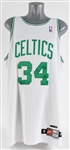 1998-99 Paul Pierce Boston Celtics Home Jersey (MEARS A5) Rookie Season