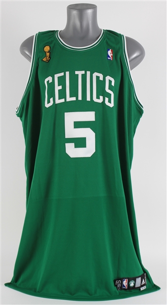 2007-08 Kevin Garnett Boston Celtics NBA Finals Road Jersey (MEARS A5)