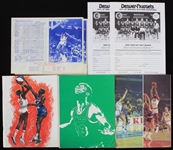 1974-78 Denver Nuggets Programs & Inserts - Lot of 7
