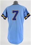 1982 Don Money Milwuakee Brewers Game Worn Road Jersey (MEARS A10)