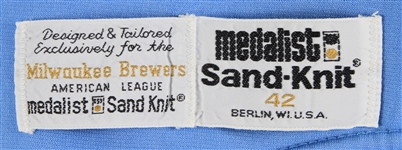 1982 Don Money Milwuakee Brewers Game Worn Road Jersey (MEARS A10)