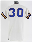 1974 Jim Walton Milwaukee Brewers Game Worn Home Jersey (MEARS LOA)