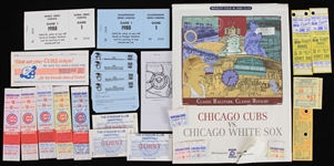 1970s-90s MLB Tickets Stubs Parking Passes Scout Cards & More - Lot of 20