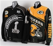 2010s Green Bay Packers Jackets - Lot of 2 w/ Super Bowl XLV Champions