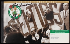 1999-2000 Red Auerbach Boston Celtics Autographed Ticket Book (JSA)