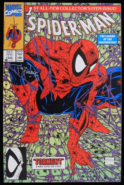 1990 Todd McFarlane Autographed Spiderman Comic Book (JSA)