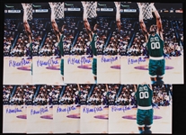 1980-1994 Robert Parrish Boston Celtics Autographed 11x14 Photos (Lot of 16) (JSA)