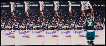 1980-1994 Robert Parrish Boston Celtics Autographed 11x14 Photos (Lot of 16) (JSA)