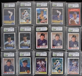 1980-2000s Goose Gossage New York Yankees Autographed and Slabbed Trading Cards (Lot of 29) 