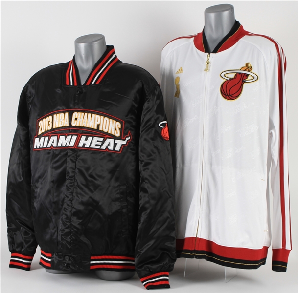 2013 Miami Heat NBA Champions Jackets - Lot of 2
