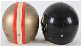 1970's San Francisco 49ers Chicago Bears Rawlings Retail Helmets - Lot of 2