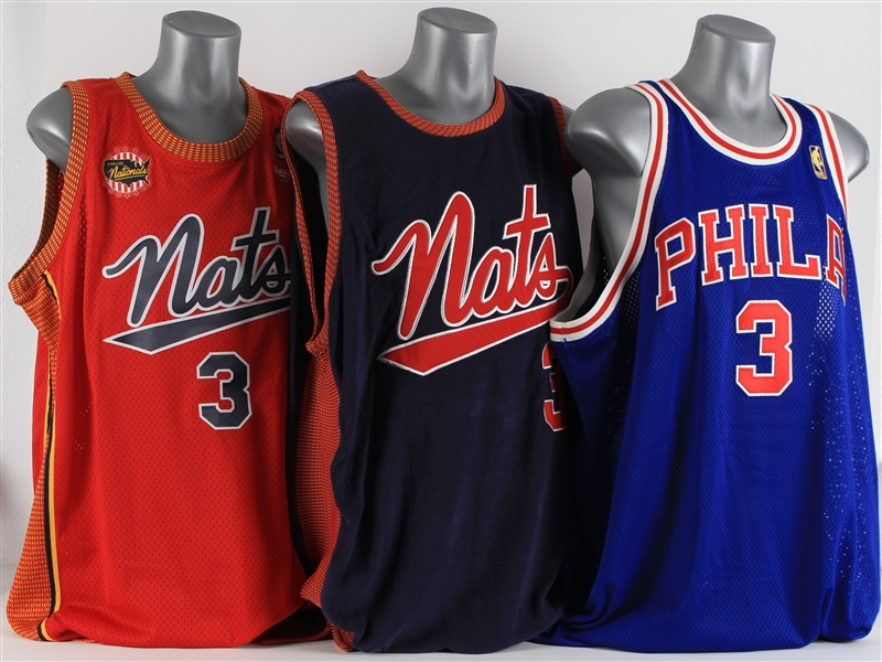 Allen Iverson Retail Basketball Jerseys (Lot of 5) 