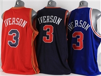 Allen Iverson Retail Basketball Jerseys (Lot of 5) 