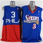 Allen Iverson Retail Basketball Jerseys (Lot of 5) 