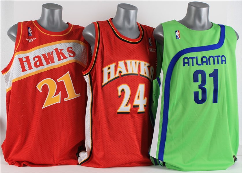Atlanta Hawks Retail Basketball Jerseys (Lot of 5)