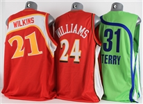 Atlanta Hawks Retail Basketball Jerseys (Lot of 5)