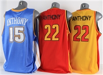 Carmelo Anthony Retail Basketball Jerseys (Lot of 9)