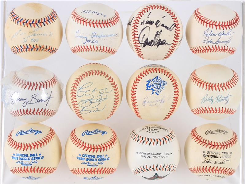 1990s-2000s Signed Baseball Collection - Lot of 21 w/ Jose Canseco All Star Game, Jose Canseco Big League Challenge HR Ball, Orlando Hernandez World Series & More