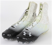 2011 Miles Austin Dallas Cowboys Attributed Under Armour High Top Cleats (MEARS LOA)
