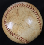 1951 Charlie Grimm Milwaukee Brewers Signed American Association Baseball w/ Robert Wilton - Stars of Yesterday - All Star Game - Borchert Field Notation (MEARS LOA/JSA)