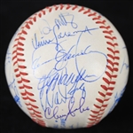 1988 American & National League All Stars Multi Signed OASG Ueberroth Baseball w/ 23 Signatures Including Cal Ripken Jr., Don Mattingly, Rickey Henderson & More (JSA)