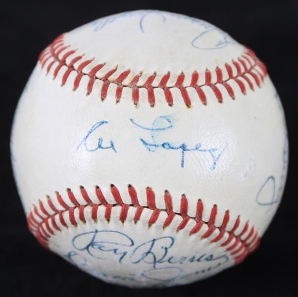 1968 Chicago White Sox Team Signed OAL Cronin Baseball w/ 15 Signatures Including Hoyt Wilhelm, Luis Aparicio, Al Lopez, Wilbur Wood & More (JSA)  