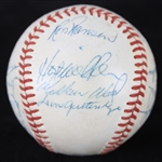 1968 Chicago White Sox Team Signed OAL Cronin Baseball w/ 15 Signatures Including Hoyt Wilhelm, Luis Aparicio, Al Lopez, Wilbur Wood & More (JSA)  
