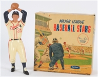 1958 Warren Spahn Milwaukee Braves 9" Hartland Statue w/ Original Box