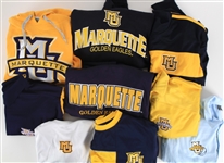 1990s-2000s Marquette Golden Eagles Apparel Collection - Lot of 17 w/ Sweatshirts, Shorts, Jackets and Shirts
