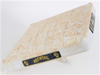 2022 (September 18) Milwaukee Brewers New York Yankees American Family Field Game Used 2nd Base (MEARS LOA/MLB Hologram) Touched 2x by Judge, incuding HR Trot