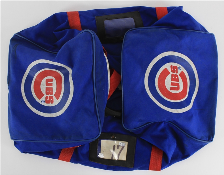2011 Matt Garza Chicago Cubs Team Equipment Bag (MEARS LOA/MLB Hologram/Steiner)
