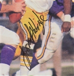 1969 Lionel Aldridge Green Bay Packers Signed Photo w/ Jersey Name Plate 21x26 Framed Display (JSA)