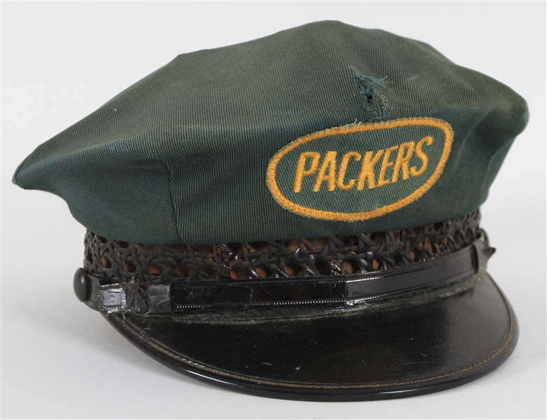  1950s-60s Green Bay Packers Ushers Cap (MEARS LOA) City Stadium Lambeau Field