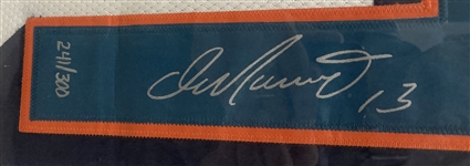 1984 Dan Marino Miami Dolphins Facsimile Signed 34x41 Framed Season Records TD's & Passing Yards Jersey 
