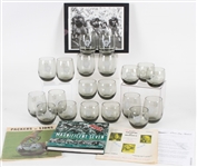 1960s-2000s Green Bay Packers Memorabilia Collection - Lot of 30 w/ Drinking Glasses, Publications & More
