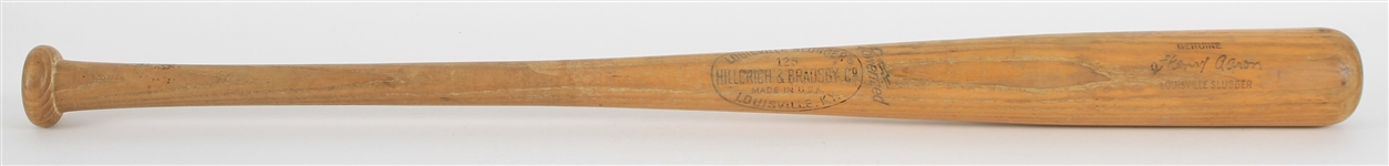 1970's Hank Aaron Atlanta Braves H&B Louisville Slugger Store Model Bat 