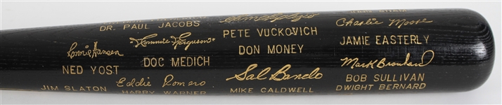 1982 Milwaukee Brewers American League Champions Louisville Slugger Commemorative Black Bat