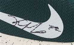 2018 Khris Middleton Milwaukee Bucks Signed Nike Game Worn Sneakers (MEARS LOA/JSA)